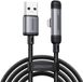 Joyroom USB A naar Lightning Kabel met Haakse Aansluiting - 1.2 Meter - Zwart Grijs