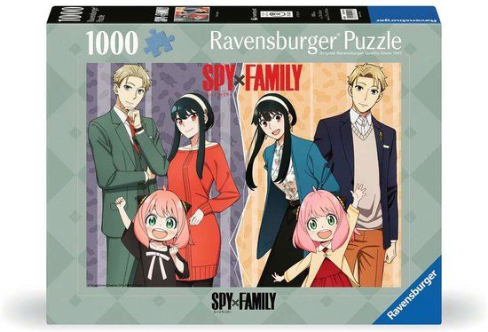 Ravensburger puzzel Spy X Family - Legpuzzel - 1000 stukjes