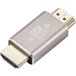 SpeaKa Professional SP-11301996 Adaptateur HDMI [1x fiche HDMI - 1x fiche HDMI] Gris UHD 8K @ 60 Hz, UHD 4K @ 120 Hz Fiche 180° pivotante