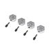 Losi 17mm Hex Adapter with Screwpin (4): LMT (LOS242053)