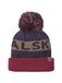 SEALSKINZ Foulden waterafstotende ijsmuts, marineblauw/grijs/rood, XXL
