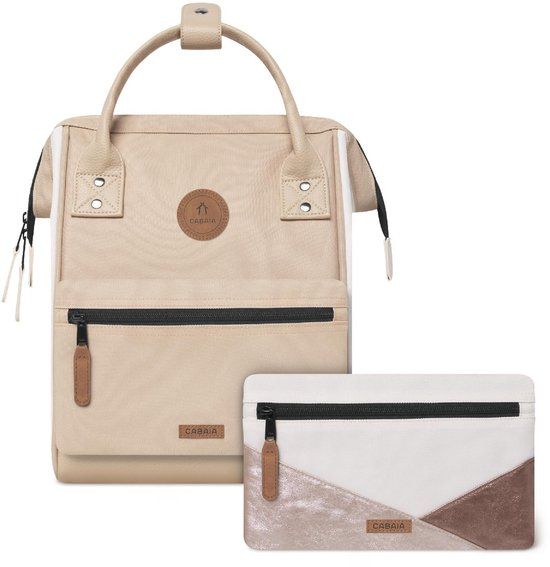 Cabaïa CABAIA - Rugzak Adventurer Small 10L Arcachon, Computercompartiment 10,5", Levenslange garantie, Brede opening - Bruin