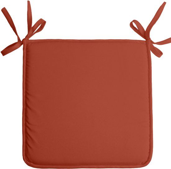 Stof Textile Home stoelkussen - Terracotta - 38 x 38 cm
