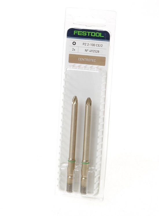 Festool Centrotec Bit 100MM PZ2 2 stuks