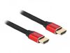 Delock 85775 HDMI kabel 3 m HDMI Type A (Standaard) Zwart, Rood