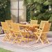 Prolenta Maison Exclusive Tuinset voor 7 personen, massief teakhout