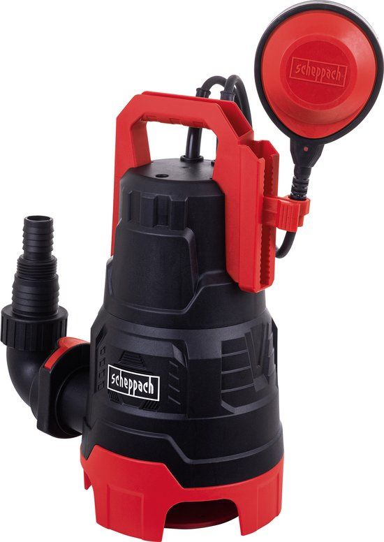 Scheppach Dompelpomp DWP400 - 400W - Dompelpomp voor zuiver water & vuil water - 9.000 L/h - Max. opvoerhoogte: 6m