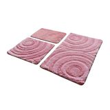 Set mat set (3-delig) roze tinten