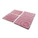 Set mat set (3-delig) roze tinten