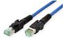 EasyLan CP1OBMSMS0010 netwerkkabel Blauw 1 m Cat6a S/FTP