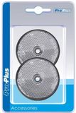ProPlus Pro+ Reflector wit 60mm schroefbevestiging 2 stuks in blister