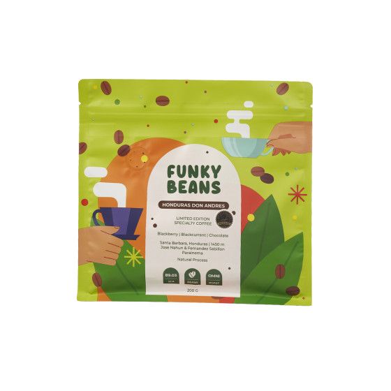 Funky Beans Specialty koffiebonen Honduras Don Andres COE#4, 200 g