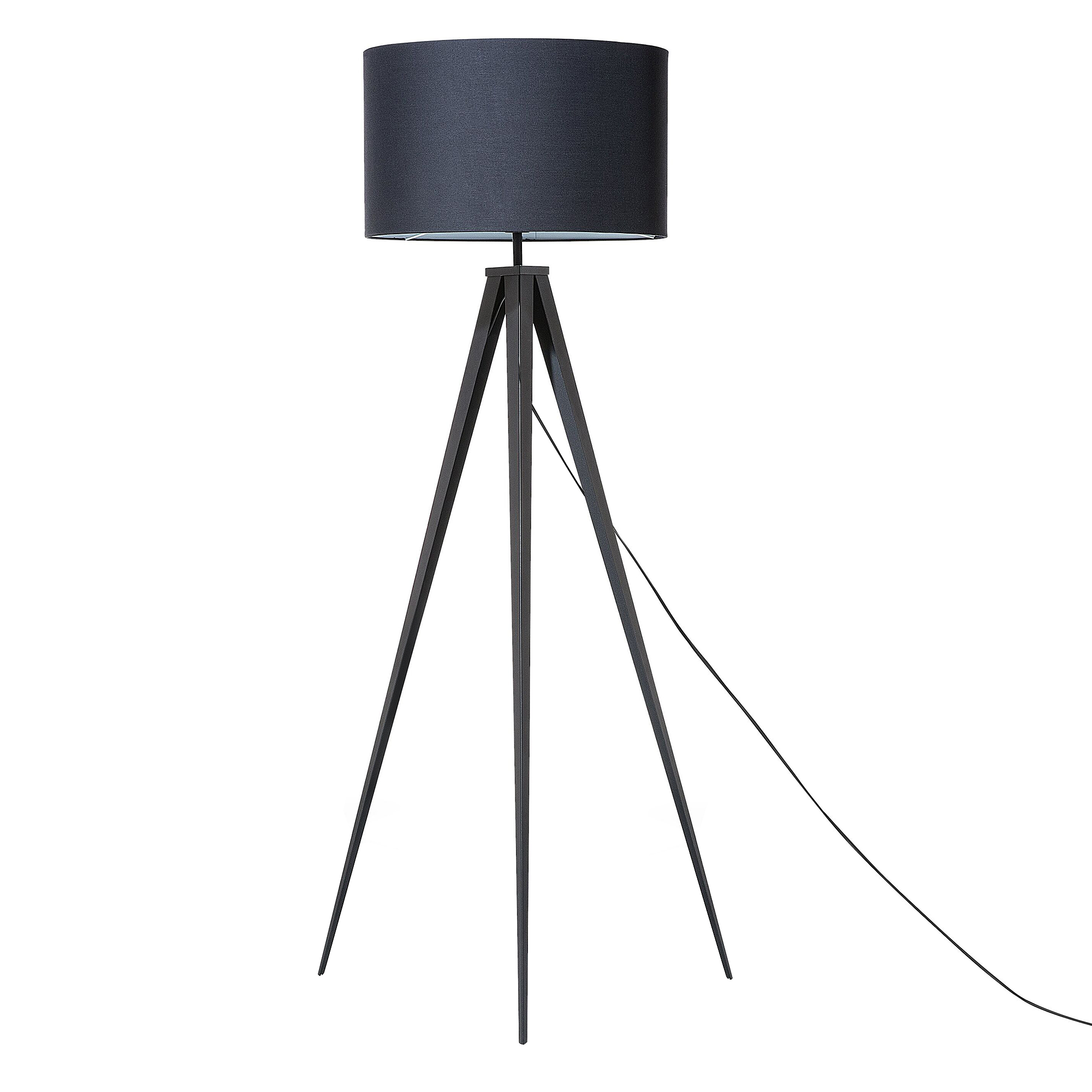 BELIANI Beliani STILETTO  - Staande lamp - Zwart - Metaal