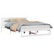 vidaXL Bedframe with Headboard White 150 x 200 cm Solid Pine Wood