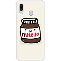 Pate à tartiner Bedrukt siliconen hoesje compatibel met Galaxy A20