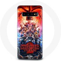 Maniacase Hoesje voor Samsung Galaxy s10 plus Stranger Things Poster Seizoen 2