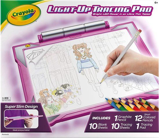 Crayola Light Up Tracing Pad Pink - Tekenen en schetsen - 6+