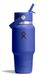 Hydro Flask Wide Flex Straw Travel Bottle 710 ml (24 oz) – Lekdicht, Geïsoleerd, Bekerhouder Compatibel – Houdt Dranken 24 Uur Koud – Flex Rietjesdop – Capri Blue