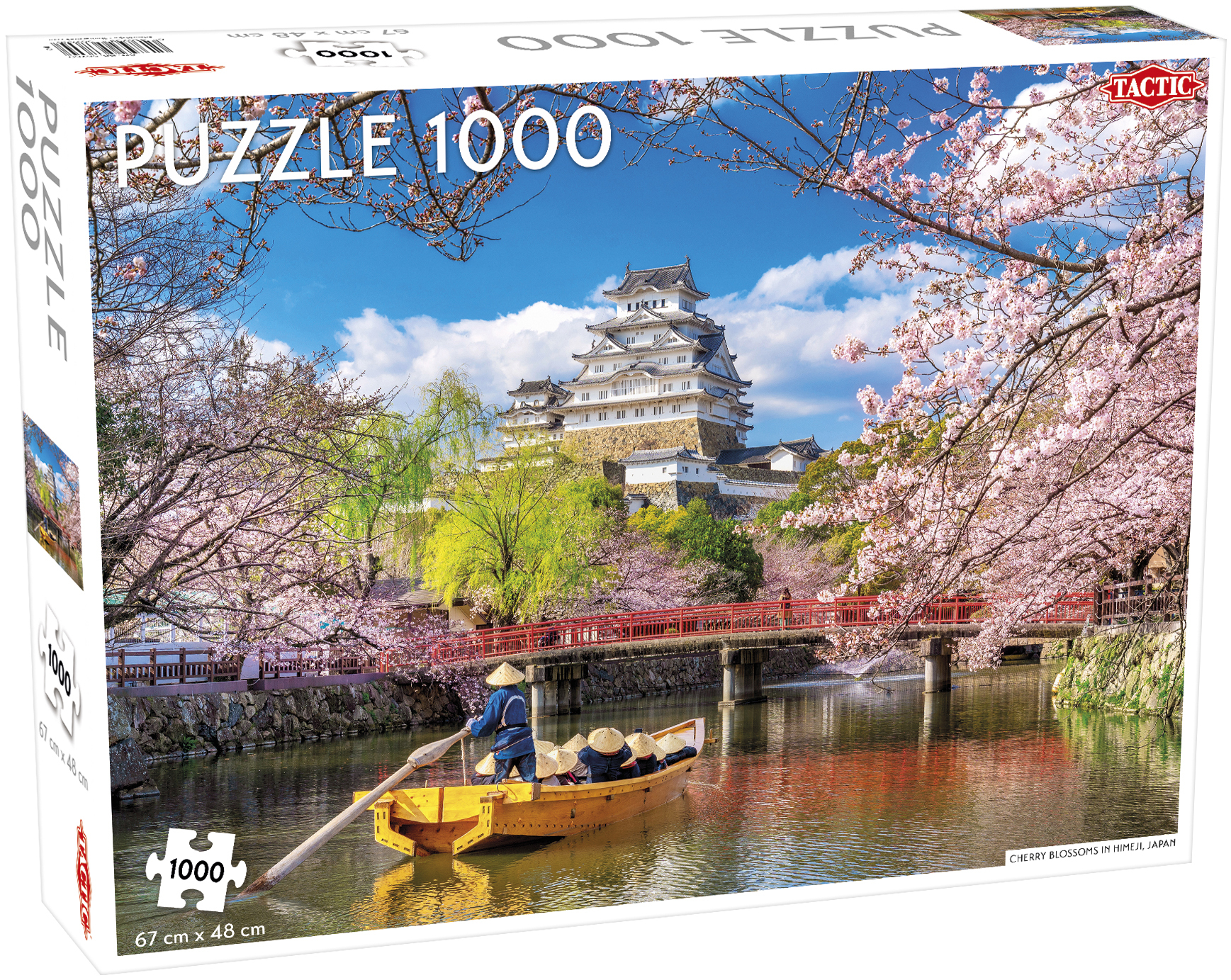 Tactic Landscape: Cherry Blossoms in Himeji Japan - 1000 stukjes