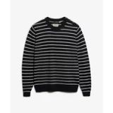 Superdry - Lichtgewicht Essential Trui - Dames - Sweaters - Optic Eclipse Navy Stripe