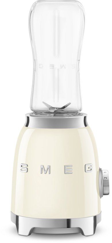 Smeg PBF00CREU - Personal Blender - Jaren 50 - Crème - incl. 1 Bottle-to-Go