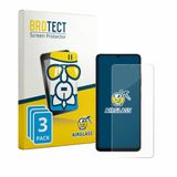 BROTECT Screenprotector 3 Stuks voor Lava Shark 2 Beschermglas transparant
