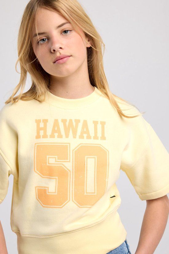 America Today Sweater Solena Jr 158/164 Lichtgeel