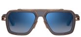 Dita Lxn-evo Lunettes de soleil unisexe gris pilote bleu 54mm