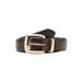 Mango riem donkerbruin