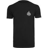 Mister Tee Merry Christmas Heren Tshirt - S - Zwart