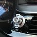 Lumehelbed Handels GmbH Couvercle de bouton de démarrage, couvercle de bouton de démarrage et d'arrêt en forme de turbo avec dos adhésif, décoration intérieure cool pour voiture et moto.