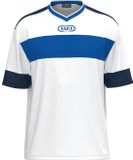 Jako Club 92 Shirt Korte Mouw Heren - Wit / Royal / Marine | Maat: XL