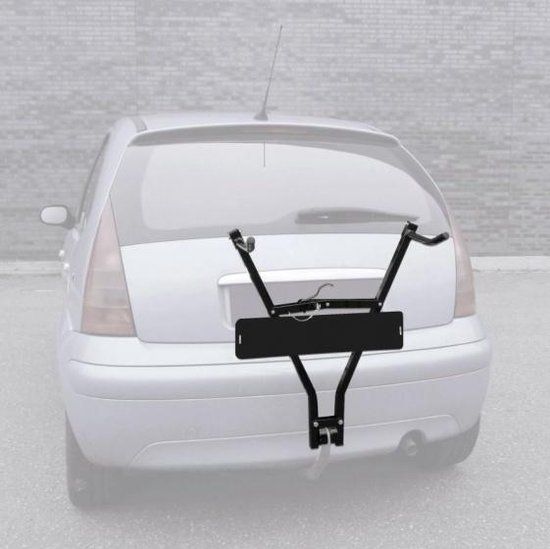 Carpoint Fietsdrager voor op Trekhaak - 1 Fiets - Zwart - Aluminium