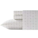 Tommy Bahama Ananas Pinstripe Sheet Set, Groen, Queen