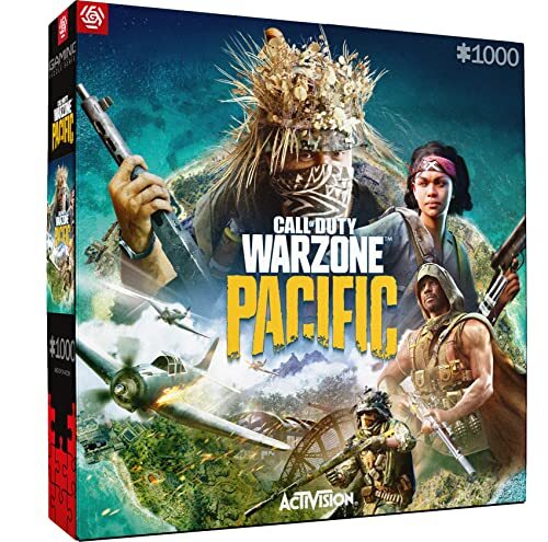 Good Loot Gaming puzzel Call of Duty Warzone Pacific 1000 Game Artwork voor volwassenen en tieners Puzzelspel met 1000 stukjes Computerspel Geïnspireerd door een computerspel 68x48 cm
