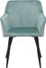 Beliani JASMIN Chaise de salle à manger - Velours vert - Lot de 2