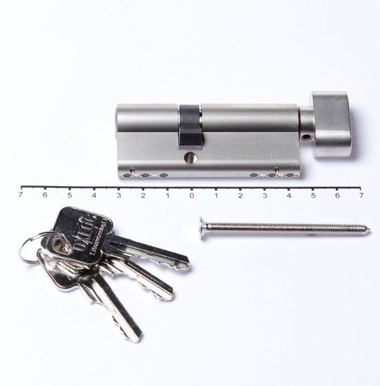 Oxloc Profielcilinder knop dubbel sl30/kn45 SKG* - 8714678007613