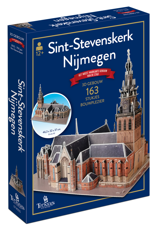 Tucker's Fun Factory 3D Gebouw - Sint-Stevenskerk Nijmegen (163 stukjes)