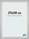 yd. Cadre photo 21x30 cm - MDF - Argent mat - Lazio