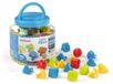 Miniland Super Pegs Jar 95022, Multicolore