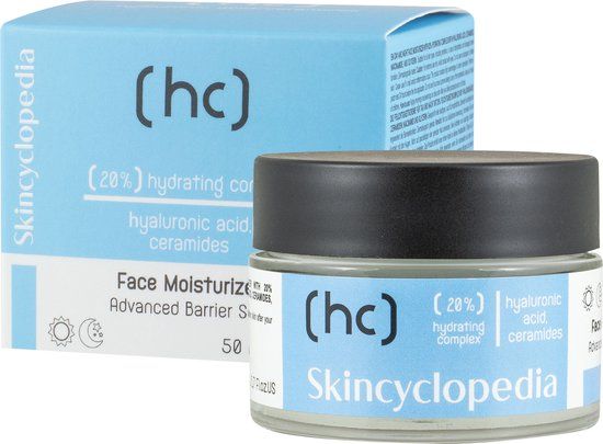 Skincyclopedia Dag- en Nacht Gezichtscrème – 20% Hydraterend Complex met Hyaluronzuur, Ceramiden, Niacinamide & Glycerine – Voor Intensieve Hydratatie