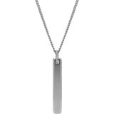 Graveerbare Fossil Heren Ketting JF03988040