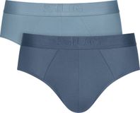 Sloggi Men SLG Base Soft Brief - heren slip (2-pack) - blauw