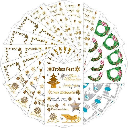 Avery Stickerset - 116 stickers - goud/zilver - kerstdecoratie
