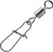 Daiwa Mousqueton à fermeture rapide, 10 pièces, taille 1/0, capacité de charge 42 kg