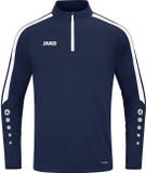 Jako Power Ziptop Kinderen - Wit / Marine | Maat: 152