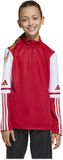 Adidas Squadra 25 Training Sweatshirt Met Halve Rits Rood 13-14 Years