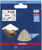 Bosch Accessories EXPERT M480 - Schuurnet voor deltaschuurmachine - Korrel 120 - 5 stuks