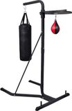 Syfax dkd-home-decor Boxstation 2-in-1 aus Stahl, Schwarz und Rot, 136 x 106 x 203 cm