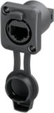 Neutrik etherCon Top airtight inbouwbus IDC NE8FDIS-TOP Bus, inbouw Zwart 1 stuk(s)